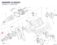 WASHER 15.2X24X1 85211731A diagram position