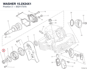 WASHER 15.2X24X1 85211731A diagram position