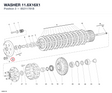 WASHER 11.6X16X1 85211781B diagram position