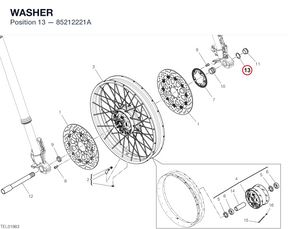 WASHER 85212221A diagram position