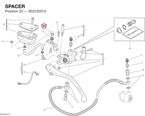 SPACER 85212501A diagram position