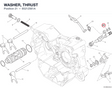 WASHER, THRUST 85212561A diagram position