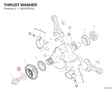 THRUST WASHER 85212791A diagram position