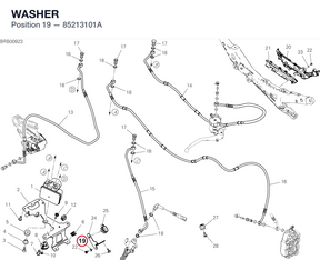 WASHER 85213101A diagram position