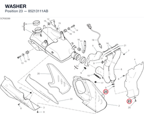 WASHER 85213111AB diagram position