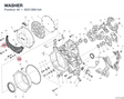 WASHER 85213661AA diagram position