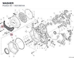 WASHER 85213661AA diagram position