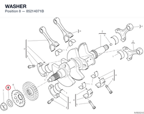 WASHER 85214071B diagram position