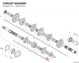 THRUST WASHER 85214141A diagram position