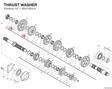 THRUST WASHER 85214631A diagram position