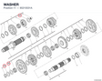 WASHER 85215531A diagram position