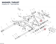 WASHER, THRUST 85215581AA diagram position