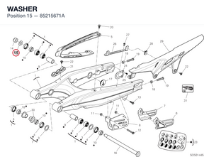 WASHER 85215671A diagram position