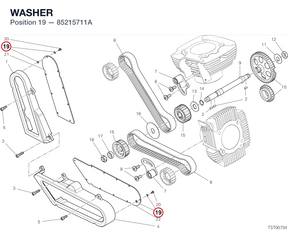 WASHER 85215711A diagram position