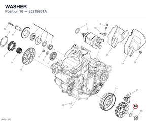 WASHER 85219831A diagram position