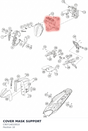 Diagram preview: COVER MASK SUPPORT (C90714010010)