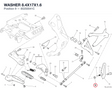 WASHER 8.4X17X1.6 85250041C diagram position