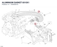 ALUMINIUM GASKET 6X10X1 85250251A diagram position
