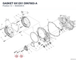 GASKET 6X12X1 DIN7603-A 85250481A diagram position