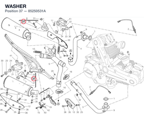 WASHER 85250531A diagram position