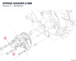 SPRING WASHER 8 MM 85310021A diagram position