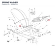 SPRING WASHER 85350071A diagram position