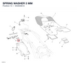 SPRING WASHER 5 MM 85350081A diagram position