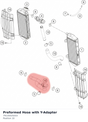 Diagram preview: Preformed Hose with Y-Adapter (79135025033)