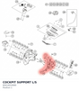 Diagram preview: COCKPIT SUPPORT L/S (60414010000)