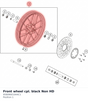 Diagram preview: Front wheel cpl. black Non HD (95809001044C1)