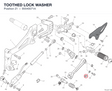 TOOTHED LOCK WASHER 85540071A diagram position