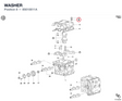 WASHER 85610611A diagram position