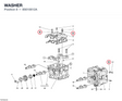 WASHER 85610612A diagram position