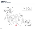 WASHER 85610671A diagram position