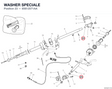 WASHER SPECIALE 85612071AA diagram position