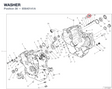 WASHER 85640141A diagram position