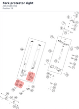 Diagram preview: Fork protector right (A65301893000)