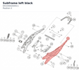Diagram preview: Subframe left black (64103002005C1)