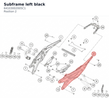 Diagram preview: Subframe left black (64103002005C1)