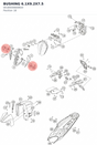 Diagram preview: BUSHING 6.1X9.2X7.5 (00185006008U0)
