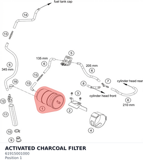 Diagram preview: ACTIVATED CHARCOAL FILTER (61915001000)