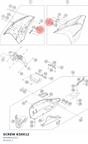 Diagram preview: SCREW K50X12 (90508041010)