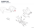RUBBER PAD 86610611A diagram position