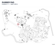 RUBBER PAD 86611281A diagram position