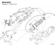BRACKET 86611371A diagram position