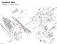 RUBBER PAD 86611501A diagram position