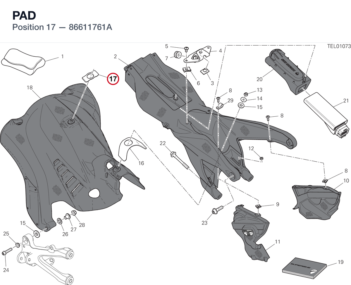 PAD 86611761A diagram position