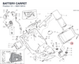 BATTERY CARPET 86611901A diagram position