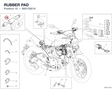 RUBBER PAD 86612061A diagram position