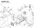 RUBBER PAD 86612151A diagram position